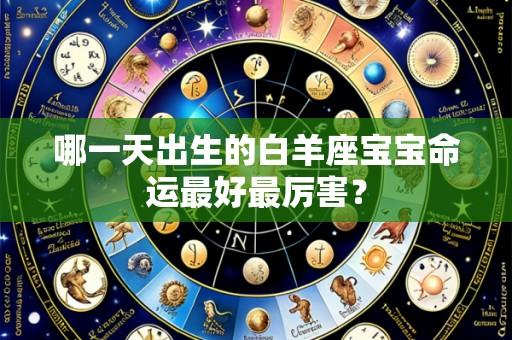 哪一天出生的白羊座宝宝命运最好最厉害?