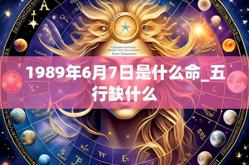 1989年6月7日是什么命_五行缺什么
