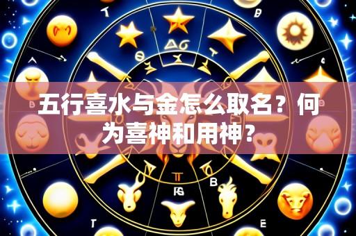 五行喜水与金怎么取名？何为喜神和用神？
