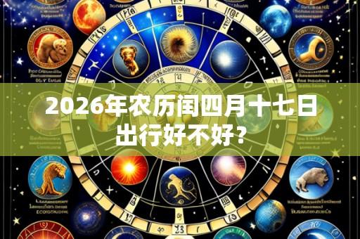 2026年农历闰四月十七日出行好不好?