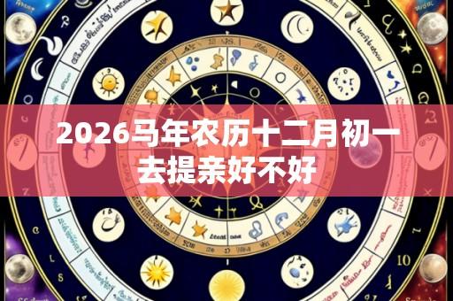 2026马年农历十二月初一去提亲好不好