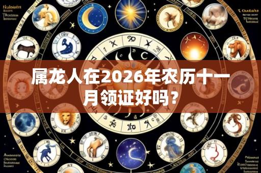 属龙人在2026年农历十一月领证好吗？