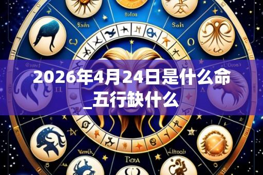 2026年4月24日是什么命_五行缺什么