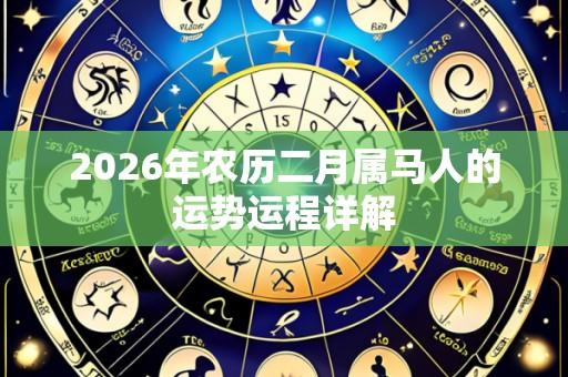 2026年农历二月属马人的运势运程详解