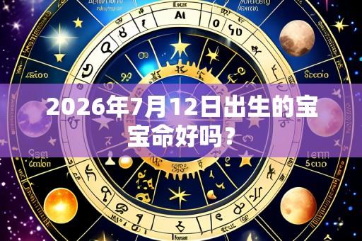 2026年7月12日出生的宝宝命好吗?