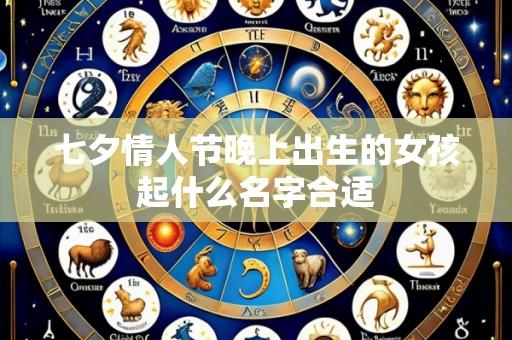 七夕情人节晚上出生的女孩起什么名字合适