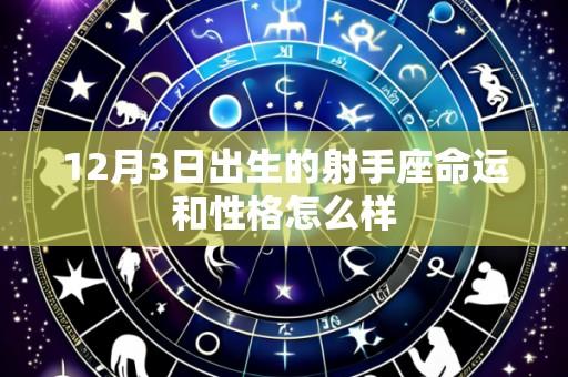 12月3日出生的射手座命运和性格怎么样