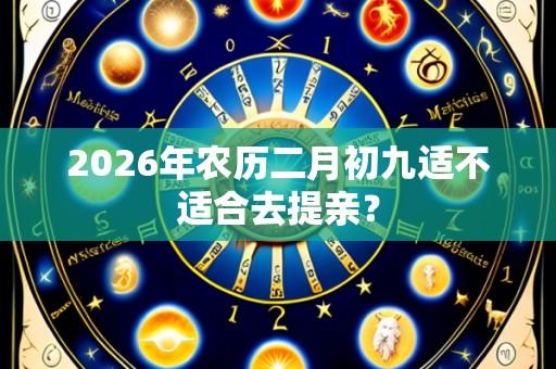 2026年农历二月初九适不适合去提亲?