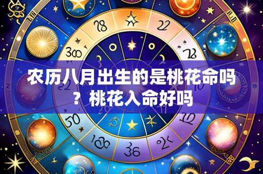 农历八月出生的是桃花命吗?桃花入命好吗