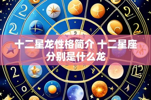 十二星龙性格简介 十二星座分别是什么龙
