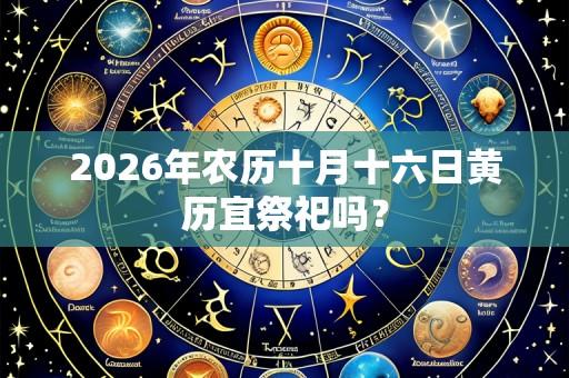 2026年农历十月十六日黄历宜祭祀吗?