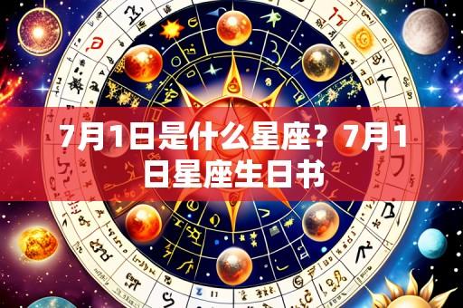 7月1日是什么星座?7月1日星座生日书