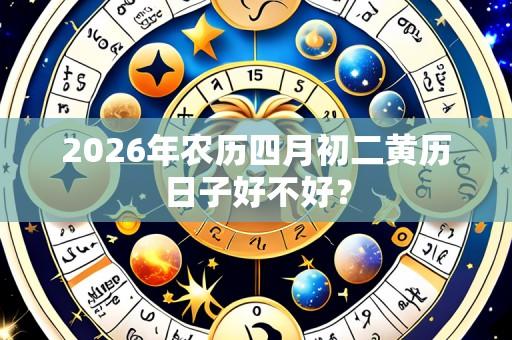2026年农历四月初二黄历日子好不好？