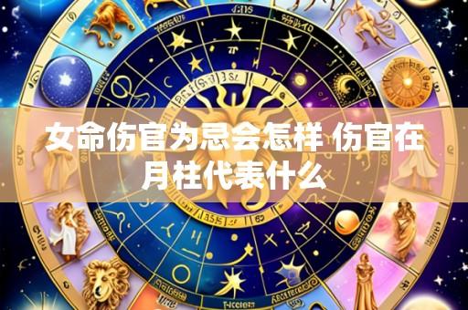 女命伤官为忌会怎样 伤官在月柱代表什么