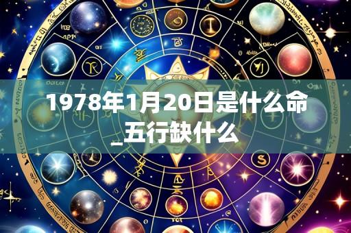 1978年1月20日是什么命_五行缺什么