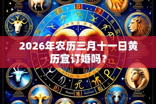 2026年农历三月十一日黄历宜订婚吗？