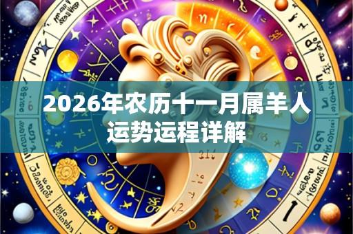 2026年农历十一月属羊人运势运程详解