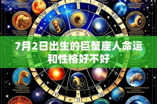 7月2日出生的巨蟹座人命运和性格好不好