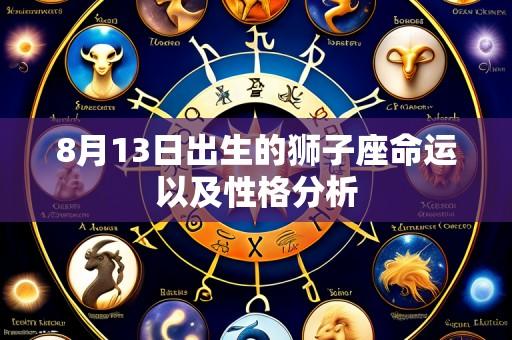 8月13日出生的狮子座命运以及性格分析