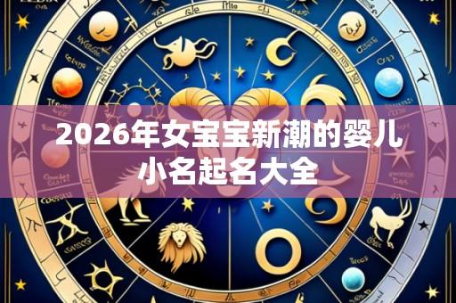 2026年女宝宝新潮的婴儿小名起名大全
