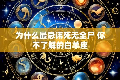 为什么最忌讳死无全尸 你不了解的白羊座