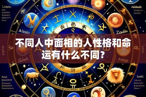 不同人中面相的人性格和命运有什么不同？