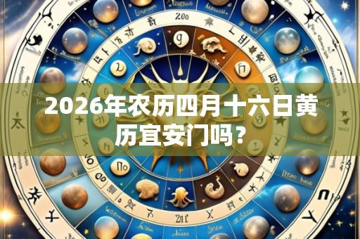 2026年农历四月十六日黄历宜安门吗？