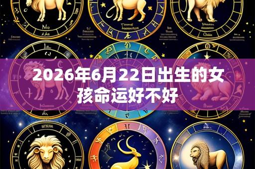 2026年6月22日出生的女孩命运好不好