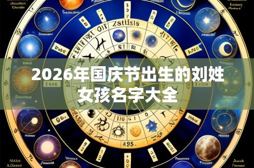 2026年国庆节出生的刘姓女孩名字大全