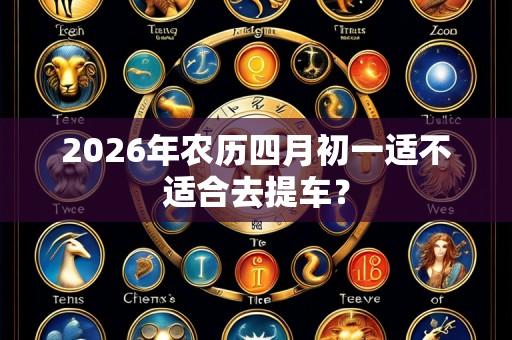 2026年农历四月初一适不适合去提车？