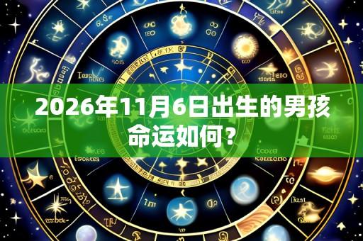 2026年11月6日出生的男孩命运如何？