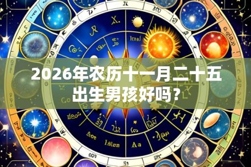2026年农历十一月二十五出生男孩好吗?