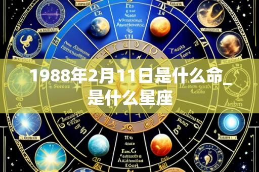1988年2月11日是什么命_是什么星座