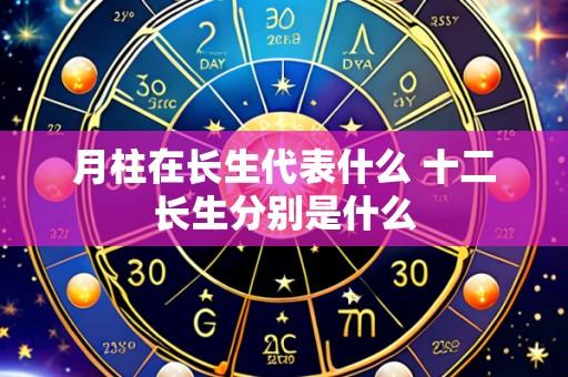 月柱在长生代表什么 十二长生分别是什么