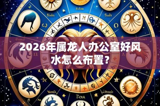 2026年属龙人办公室好风水怎么布置？