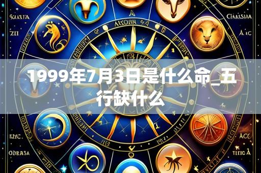 1999年7月3日是什么命_五行缺什么