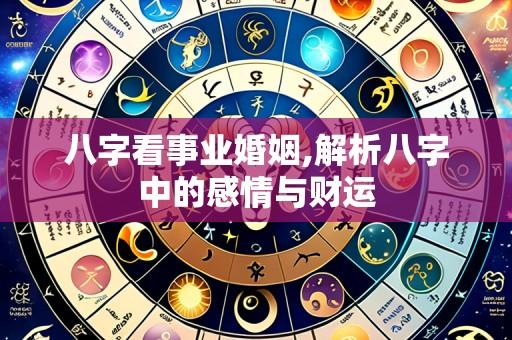 八字看事业婚姻,解析八字中的感情与财运