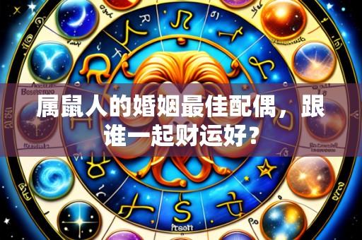 属鼠人的婚姻最佳配偶，跟谁一起财运好？