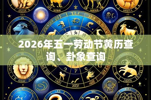 2026年五一劳动节黄历查询、卦象查询