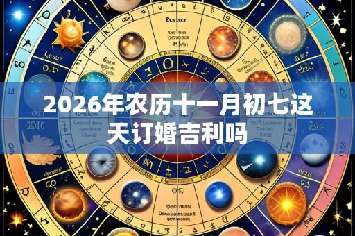 2026年农历十一月初七这天订婚吉利吗