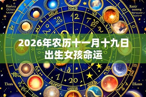 2026年农历十一月十九日出生女孩命运