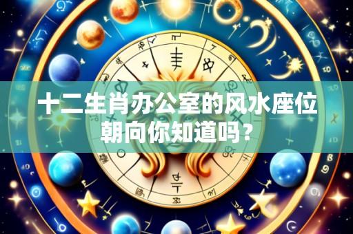 十二生肖办公室的风水座位朝向你知道吗？