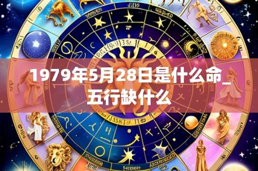 1979年5月28日是什么命_五行缺什么