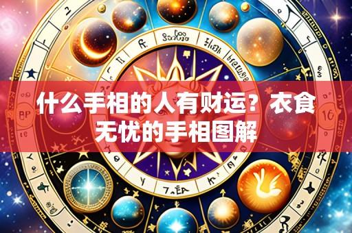什么手相的人有财运？衣食无忧的手相图解