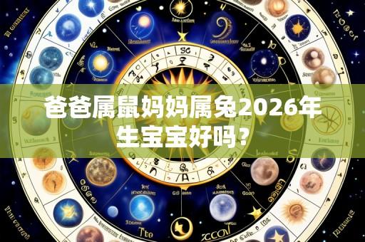爸爸属鼠妈妈属兔2026年生宝宝好吗？