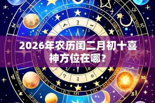 2026年农历闰二月初十喜神方位在哪?