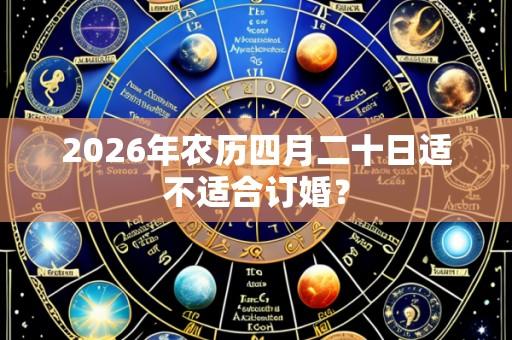 2026年农历四月二十日适不适合订婚?
