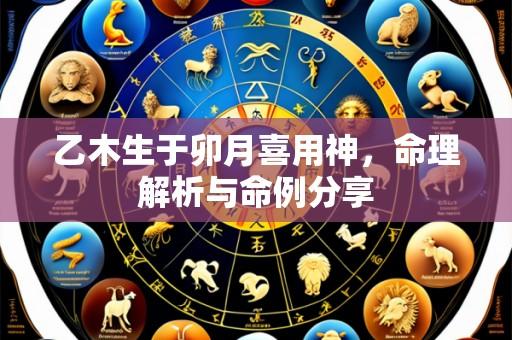 乙木生于卯月喜用神,命理解析与命例分享