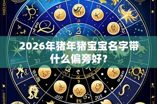 2026年猪年猪宝宝名字带什么偏旁好?