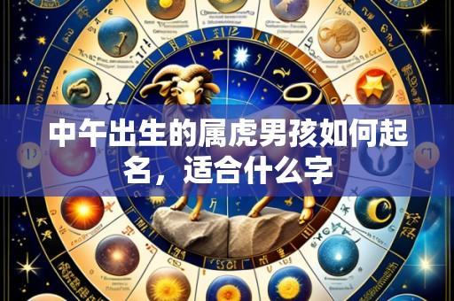 中午出生的属虎男孩如何起名，适合什么字